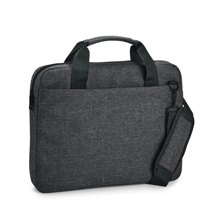 GRAPHS LAPTOP. Laptopportfölj 14'' i 600D högdensitetspolyester Mörkgrå