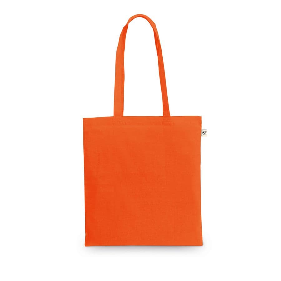 MEXICO. Påse tillverkad av återvunnen bomull (70%) och polyester (30% rPET) (150 g/m²) Orange