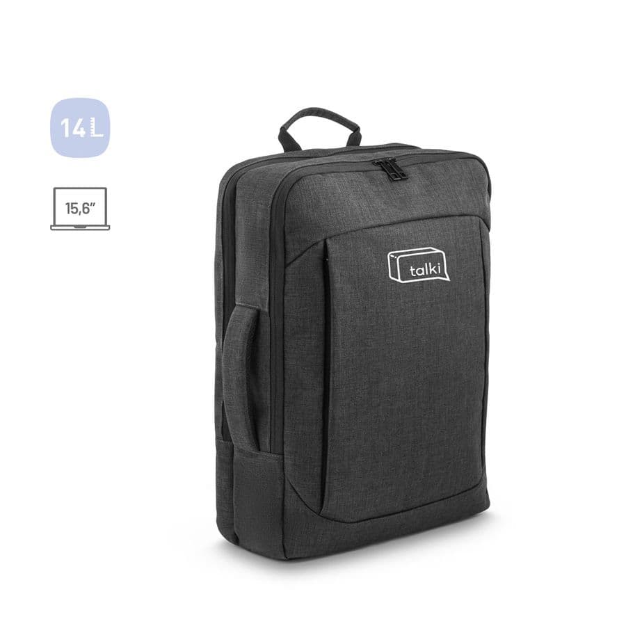ALEXANDRIA. 600D polyester 2 i 1 ryggsäck för 15.6" laptop