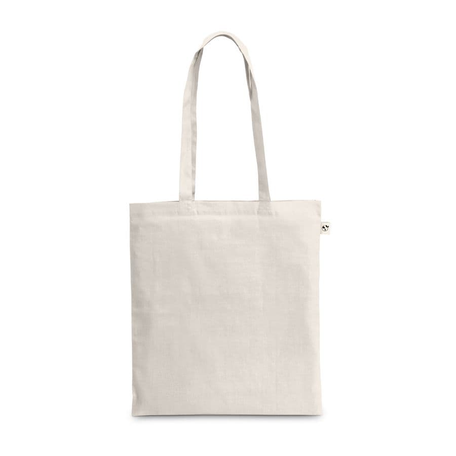 BEJA. 100 % återvunnen bomullspåse (180 g/m²)