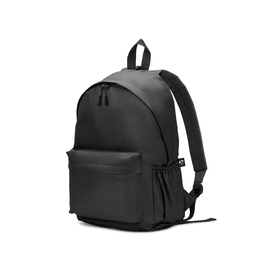 ROSARIO. Klassisk ryggsäck med tidlös design i 600D återvunnen polyester