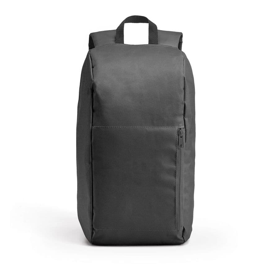 LUGANE. 600D polyester ryggsäck Mörkgrå