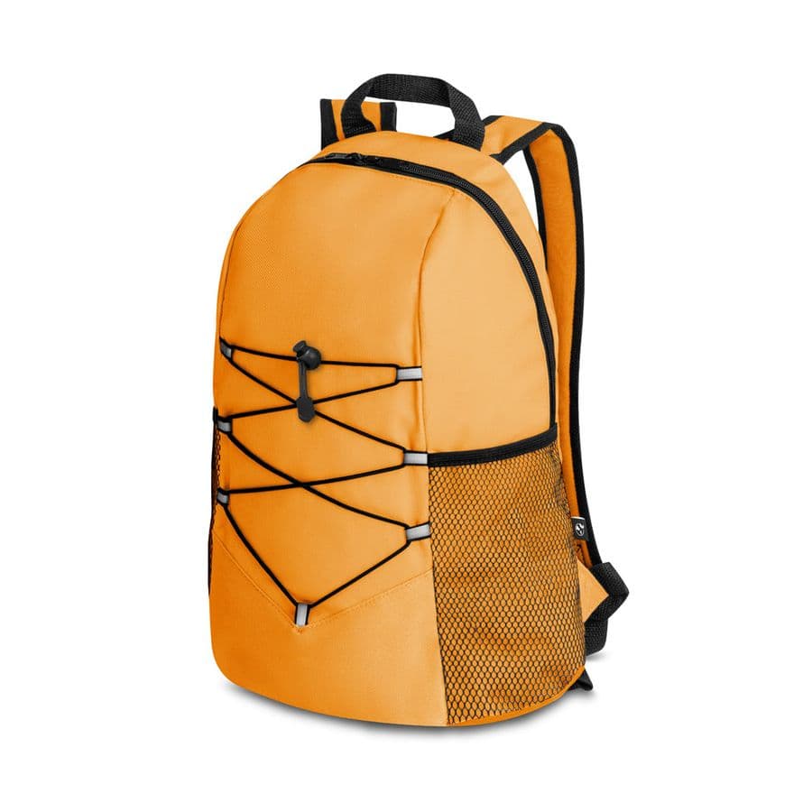 TURIM. 600D återvunnen polyester ryggsäck Orange