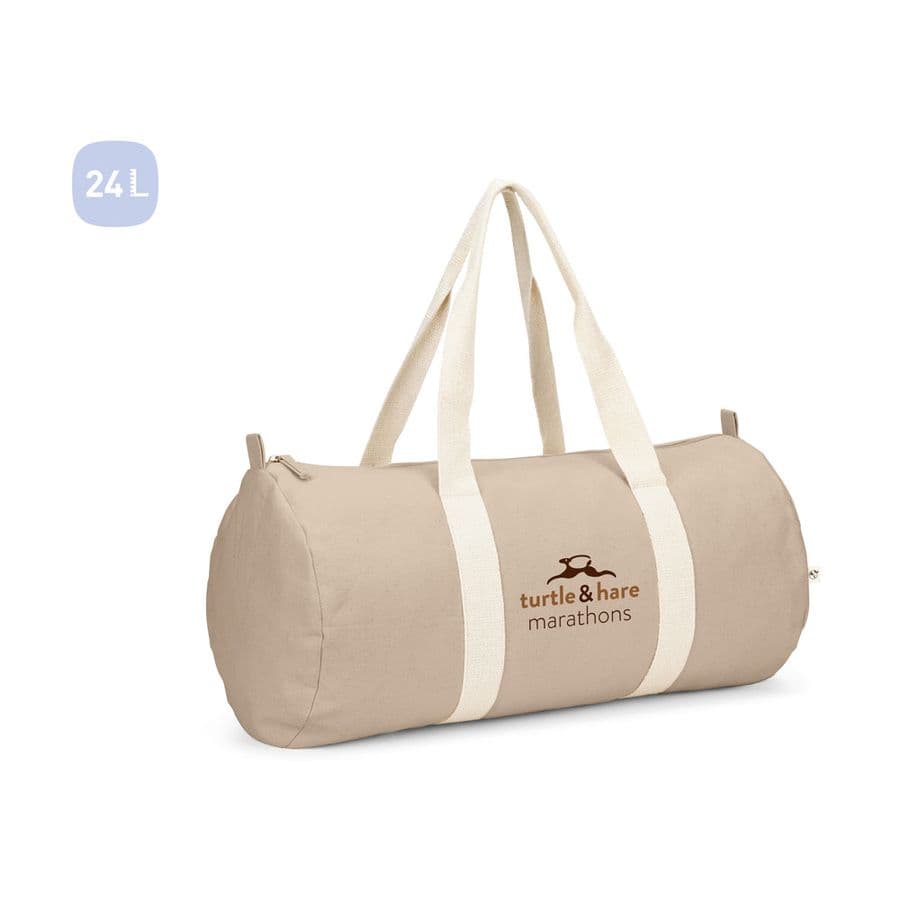 SAINT SPORT. Sportväska i återvunnen bomull och återvunnen polyester (380 g/m²)