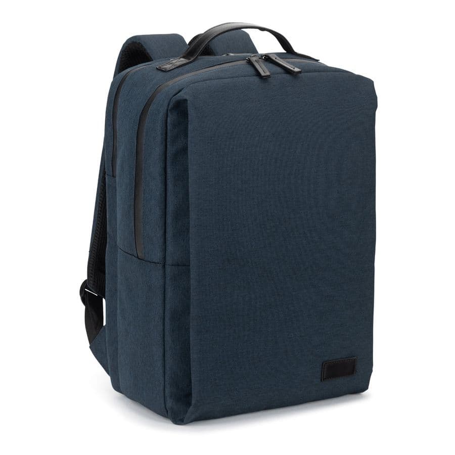 GLASGOW. Laptopryggsäck (17 tum) tillverkad av högdensitets 600D återvunnen polyester (20L)
