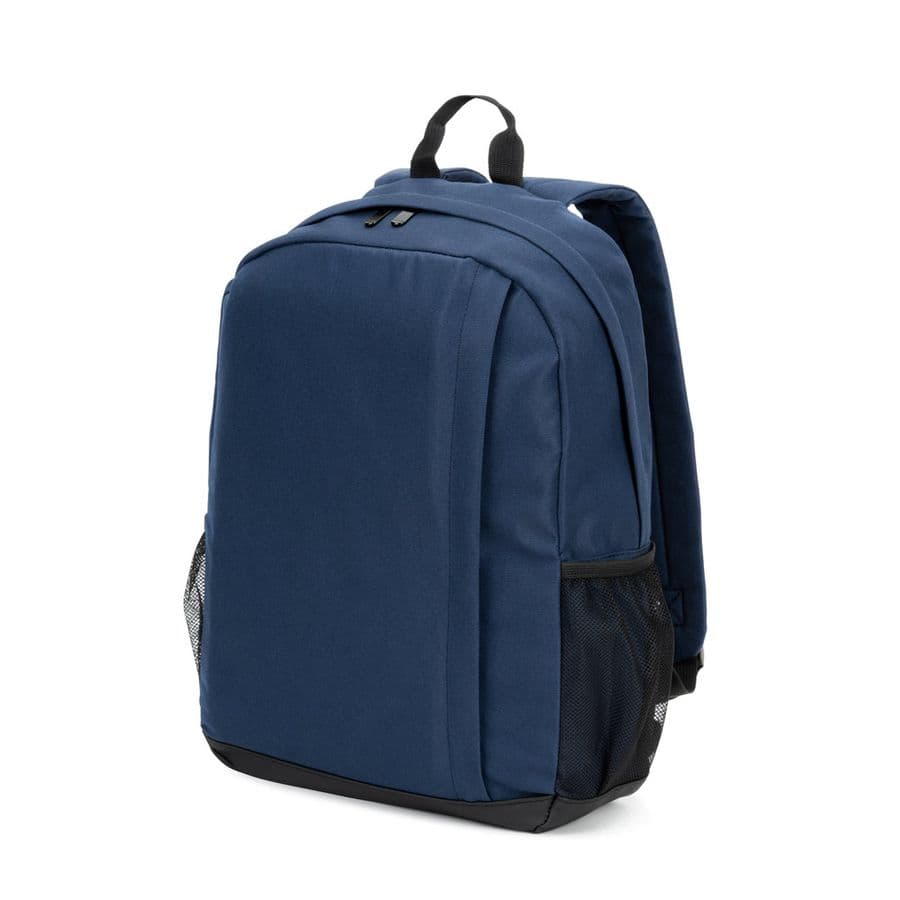 LIVERPOOL. Laptopryggsäck i högdensitets 600D återvunnen polyester 15" Blå
