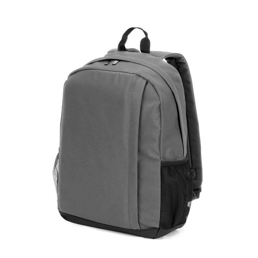 LIVERPOOL. Laptopryggsäck i högdensitets 600D återvunnen polyester 15" Grå