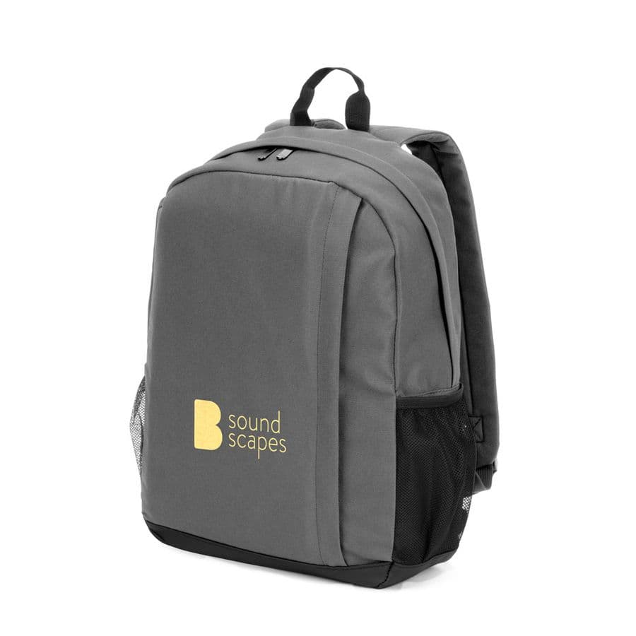 LIVERPOOL. Laptopryggsäck i högdensitets 600D återvunnen polyester 15"