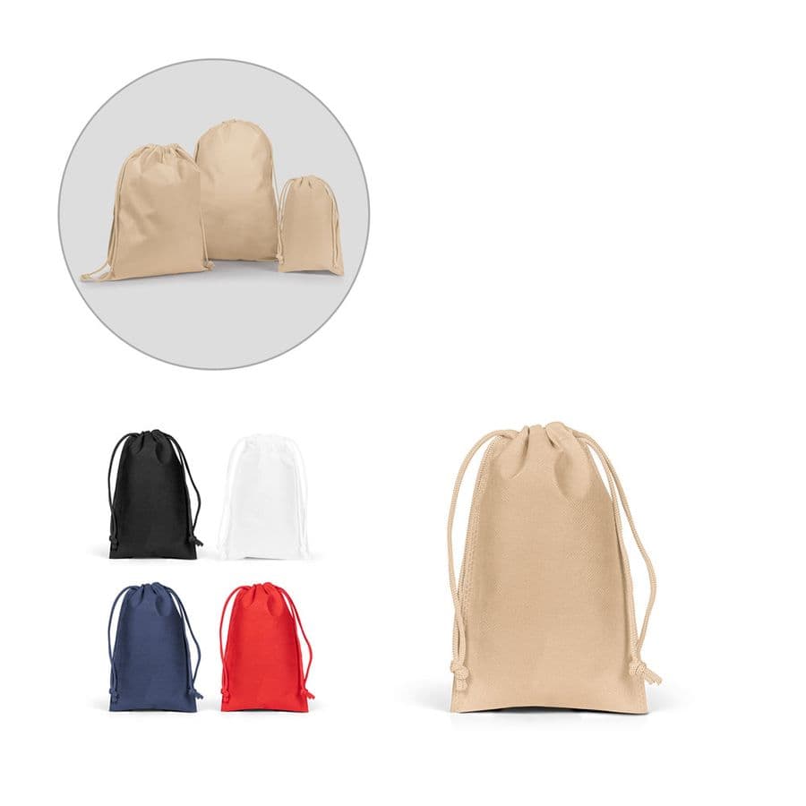 GIFT BAG S. Liten värmeförseglad non-woven-påse (60 g/m²)