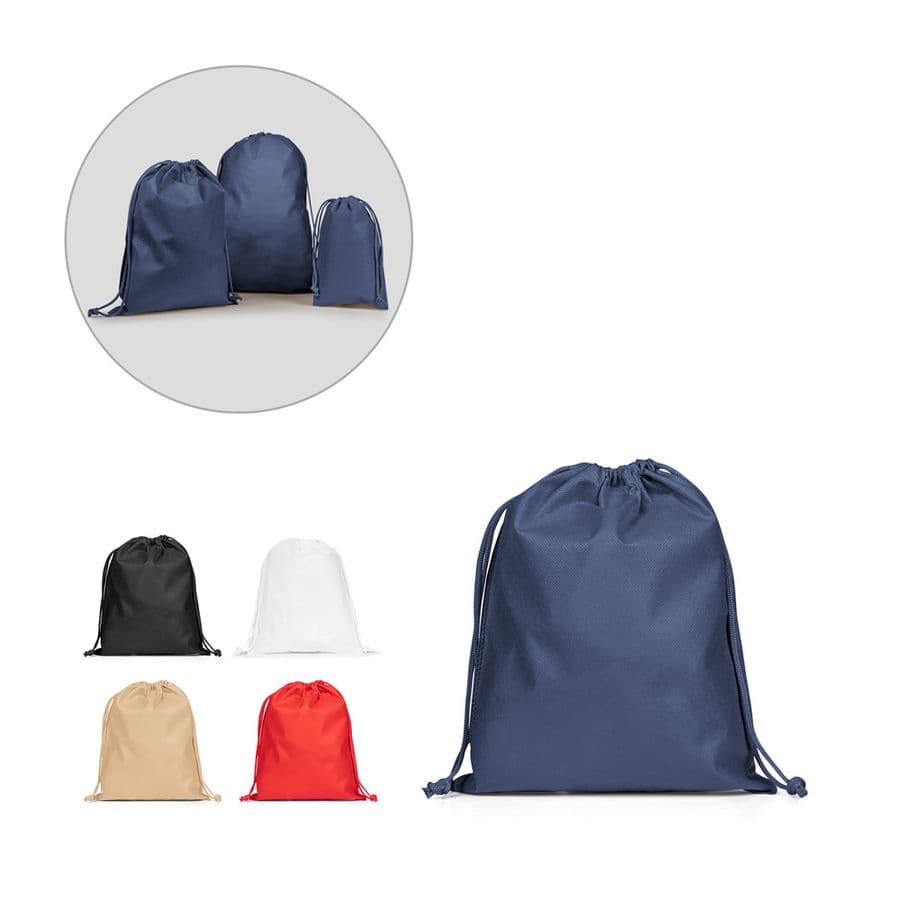 GIFT BAG M. Medelstor non-woven-påse (60 g/m²) värmeförseglad