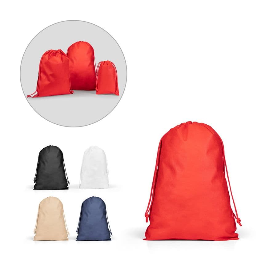 GIFT BAG L. Stor värmeförseglad non-woven-påse (60 g/m²)