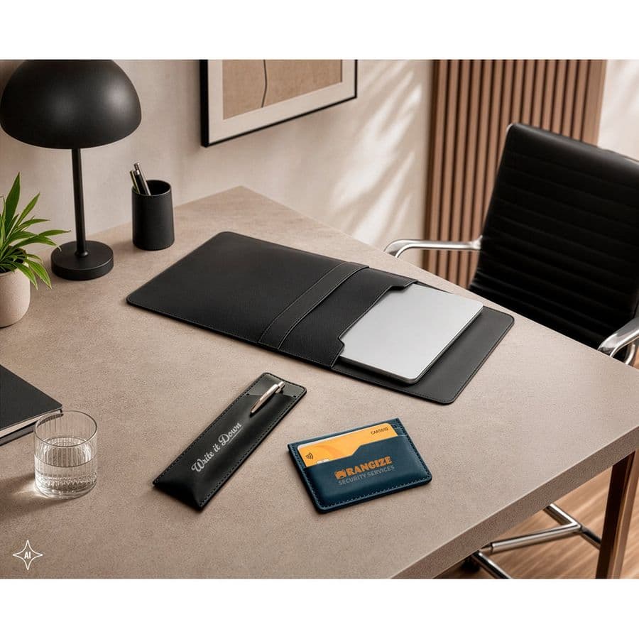VENTURE NOTEBOOK. PU-fodral för anteckningsböcker upp till 14"