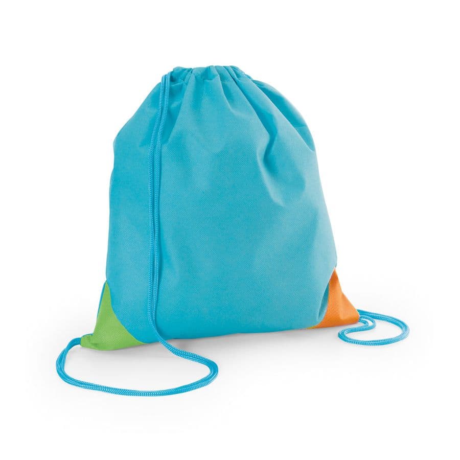 BISSAYA. Gympapåse i non-woven (80 g/m²) Ljusblå