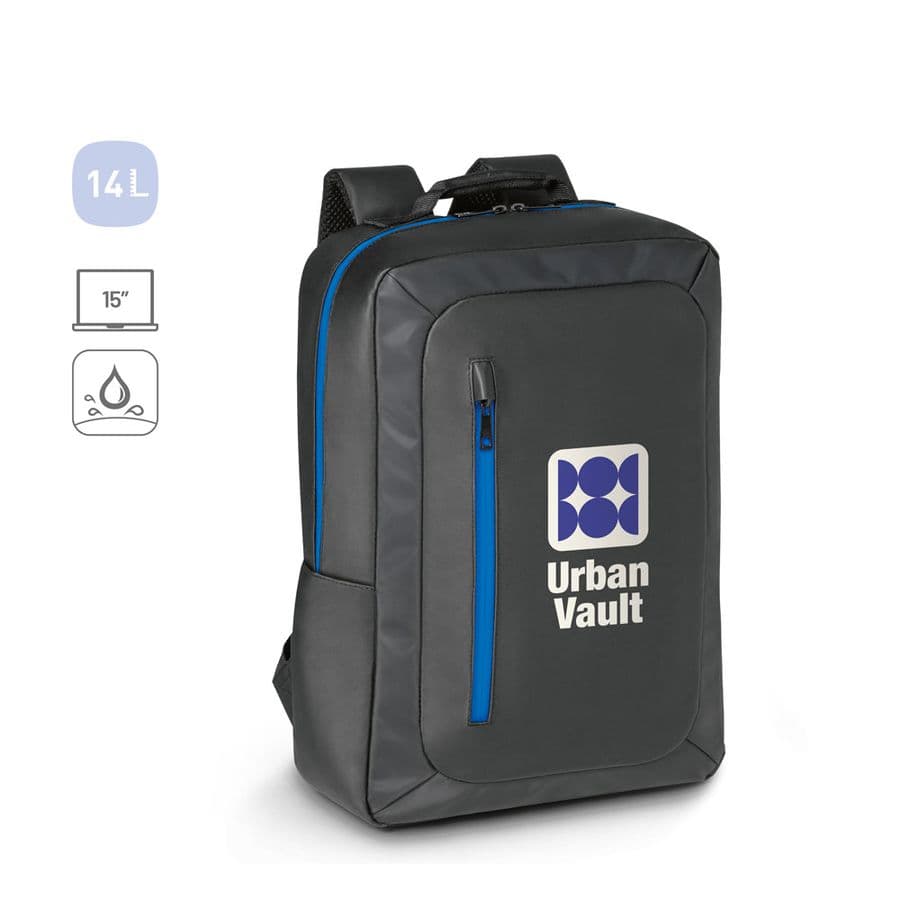 OSASCO. 15-tums laptopryggsäck i högdensitets 600D återvunnen polyester