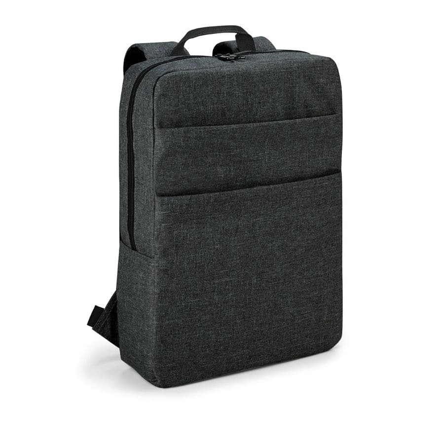 GRAPHS BPACK. 600D högdensitetspolyester laptopväska med hög täthet 15'6" Mörkgrå