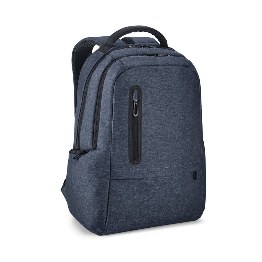 BOSTON. Vattentät 2Tone Nylon 17'' laptopryggsäck Blå
