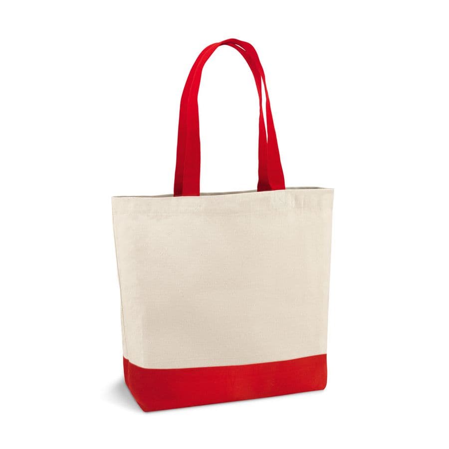 EDMONTON. 100% bomull canvas påse (280 g/m²) Röd