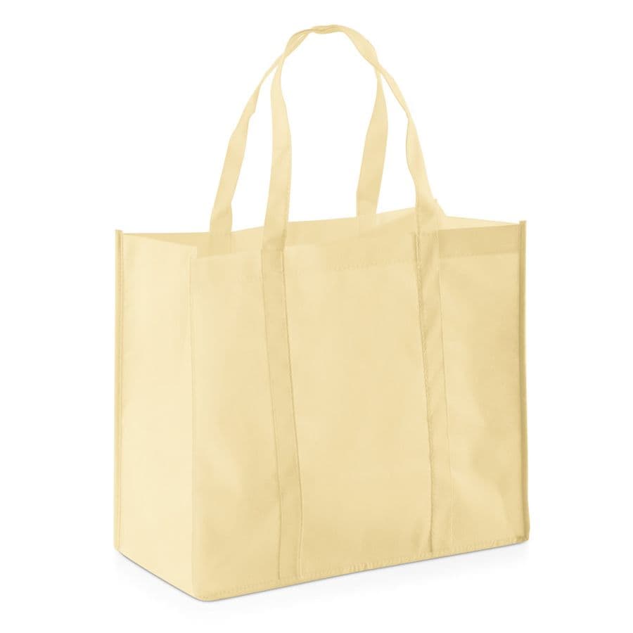 SHOPPER. Non-woven påse (80 g/m²) Beige