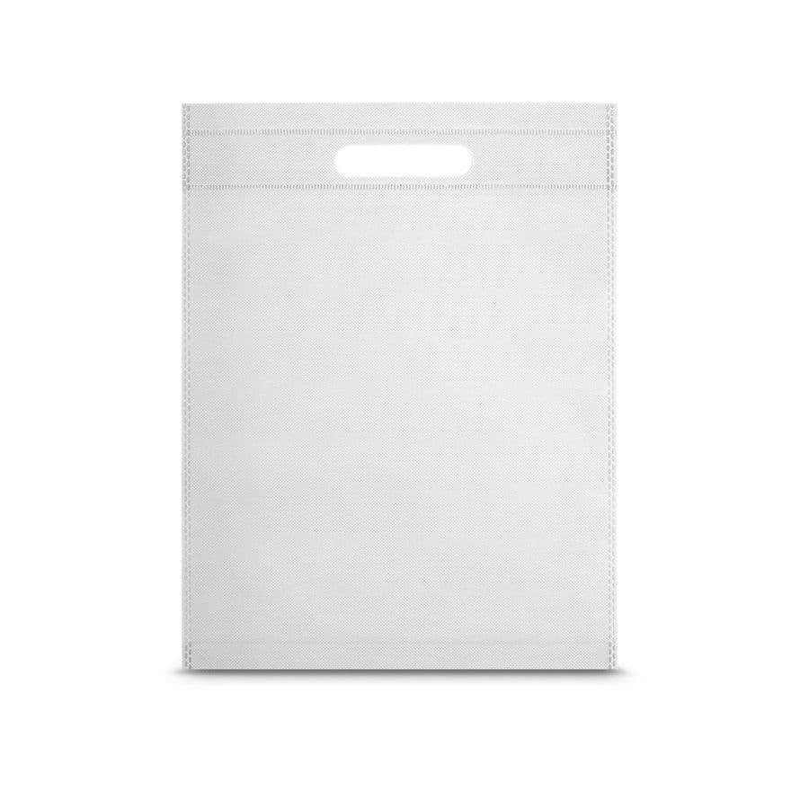 ROTERDAM. Non-woven påse (80 g/m²) Vit