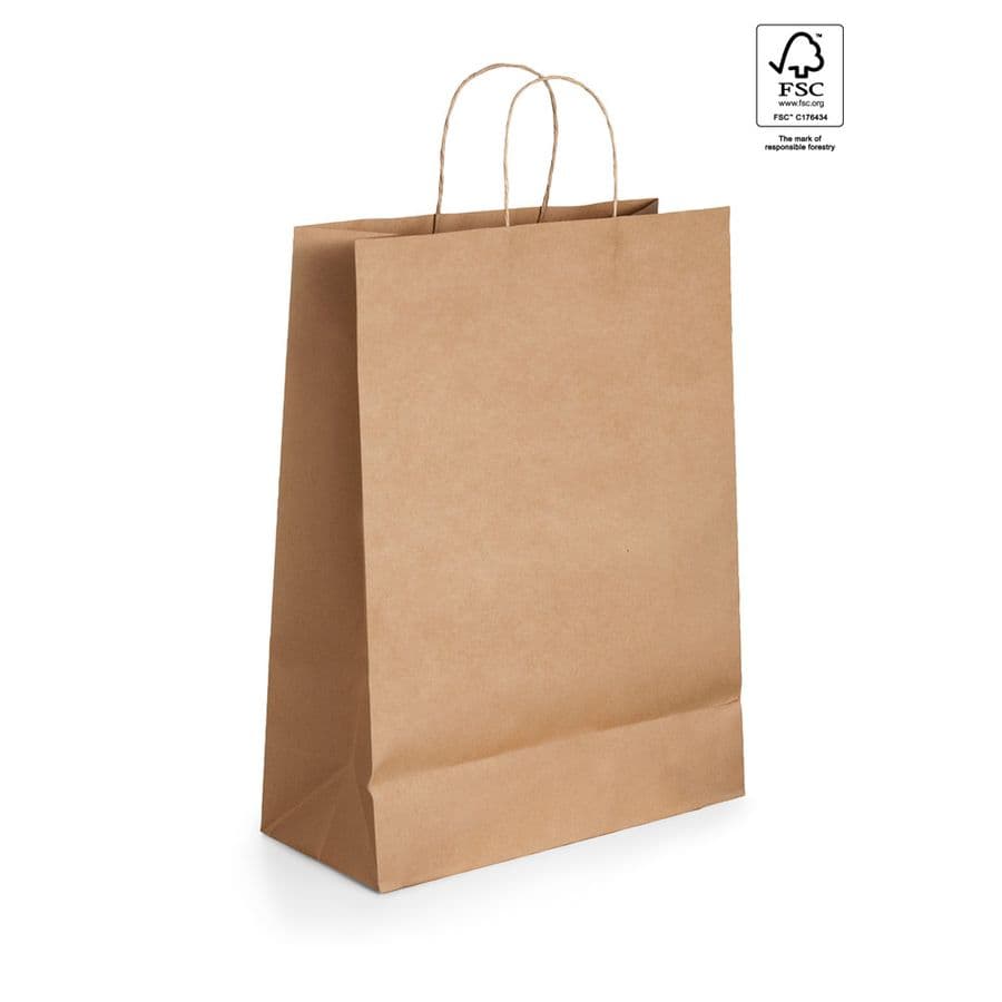 LEIA. Papperspåse i kraftpapper (115 g/m²) Naturfärg