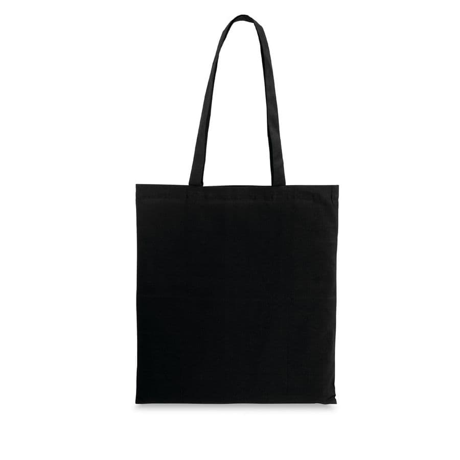 WHARF. 100% bomull påse (100 g/m²) Svart