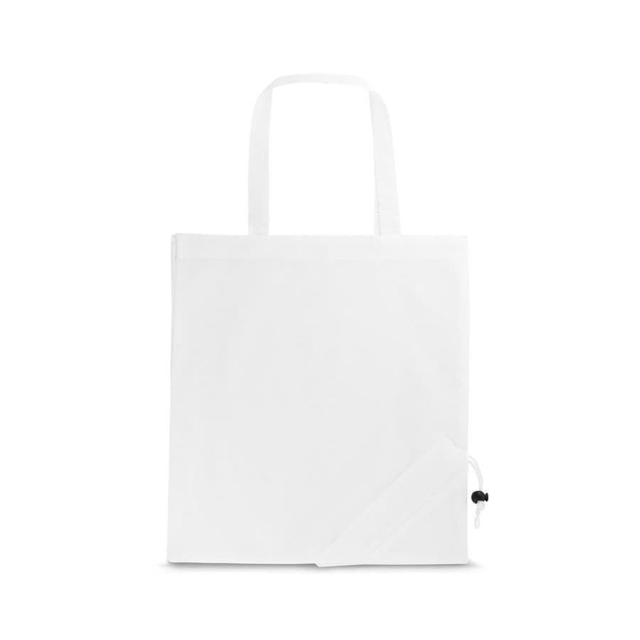 SHOPS. Vikbar påse av 190T Vit