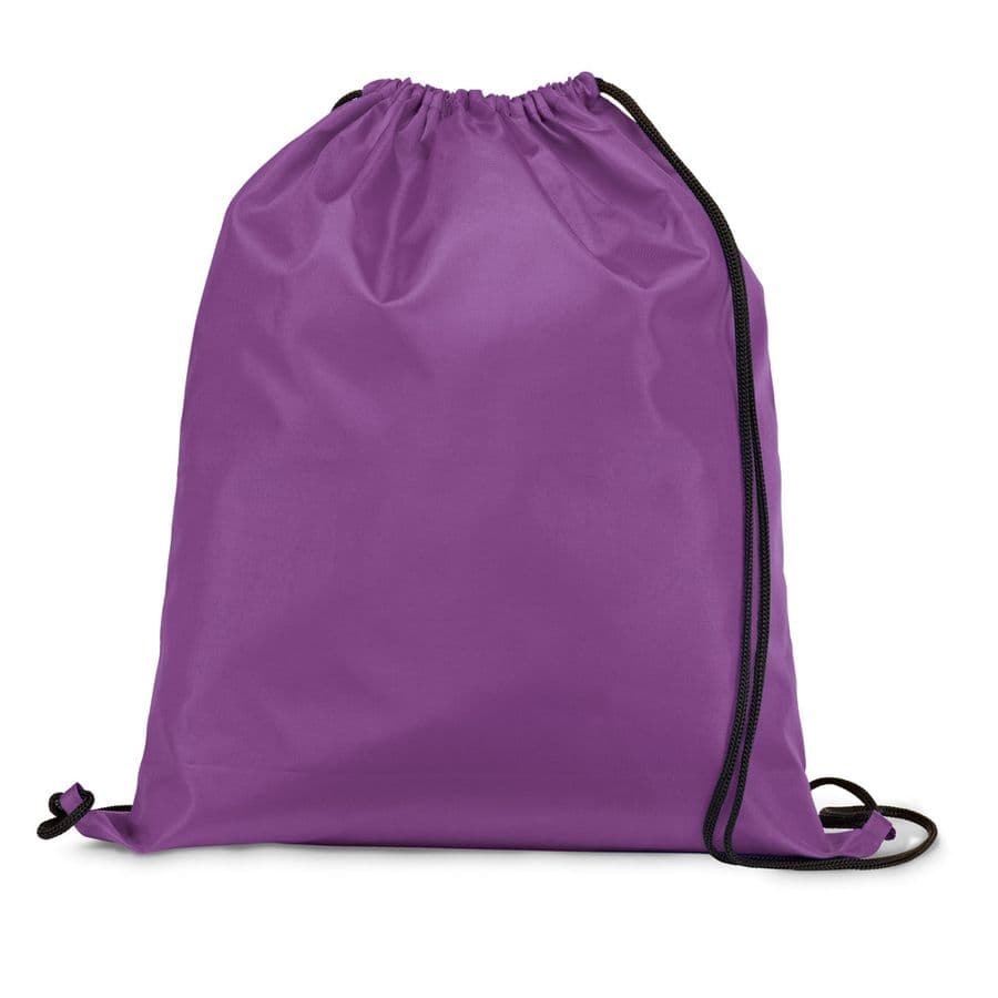 CARNABY. 210D gympapåse med svarta band Lila