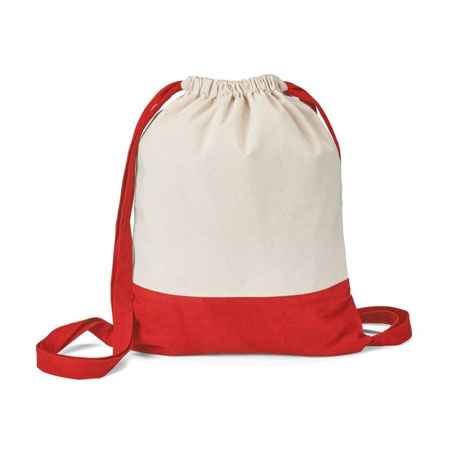 ROMFORD. 100% bomulls gympapåse (180 g/m²) Röd