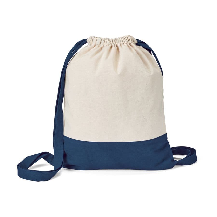 ROMFORD. 100% bomulls gympapåse (180 g/m²) Marinblå