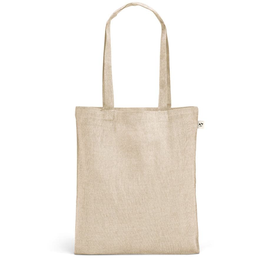 RYNEK. Kasse med återvunnen bomull (70%), polyester (30% rPET) (140 g/m²) Naturfärg
