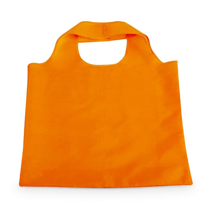 FOLA. 190T polyester hopfällbar påse Orange