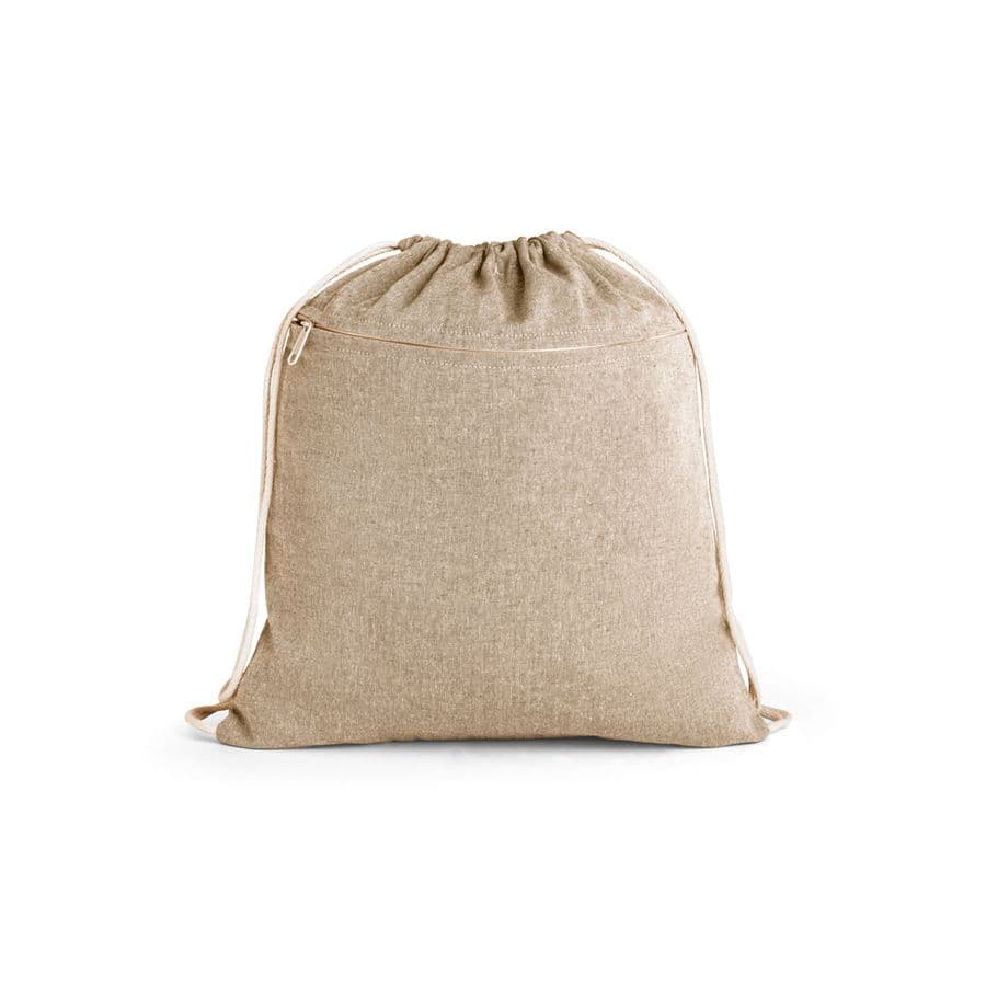 CHANCERY. Dragskopåse i återvunnen bomull (70%), polyester (30% rPET) (140 g/m²) Naturfärg