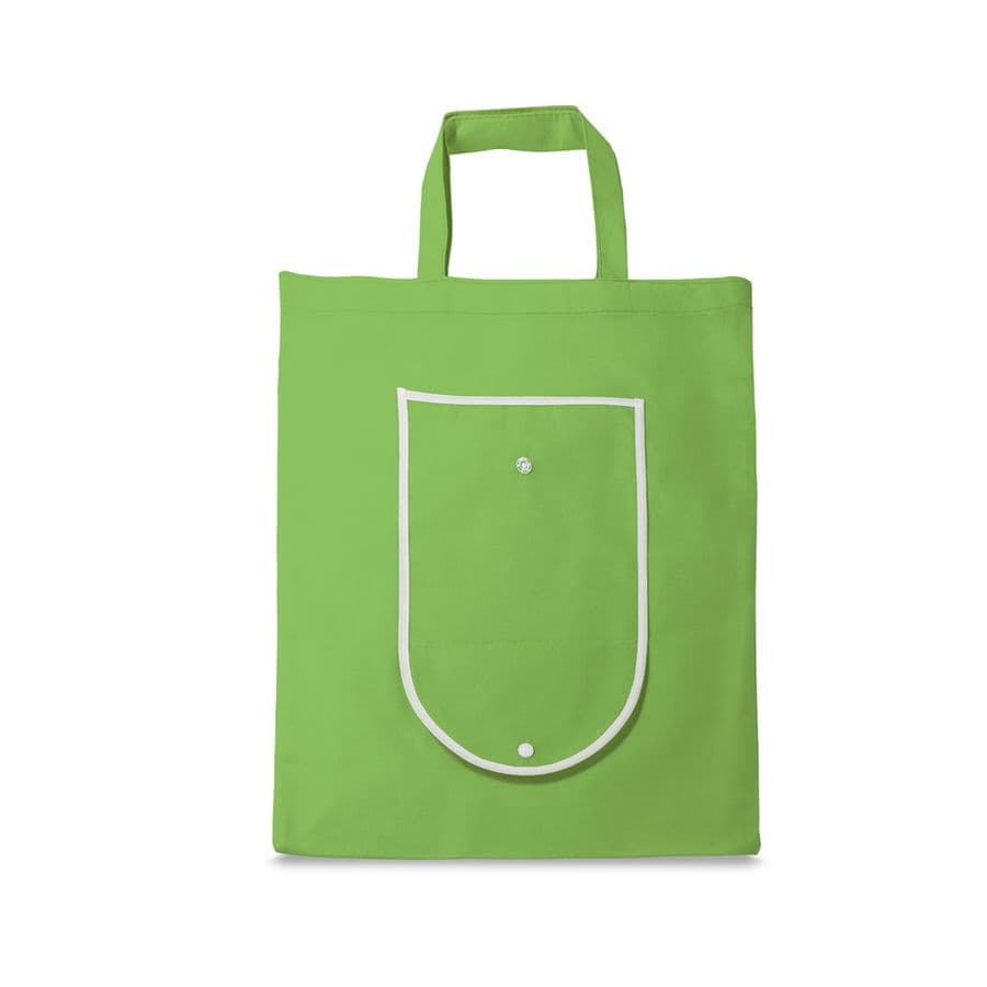 ARLON. Non-woven hopfällbar påse (80 g/m²) Ljusgrön