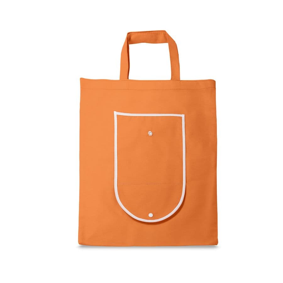 ARLON. Non-woven hopfällbar påse (80 g/m²) Orange