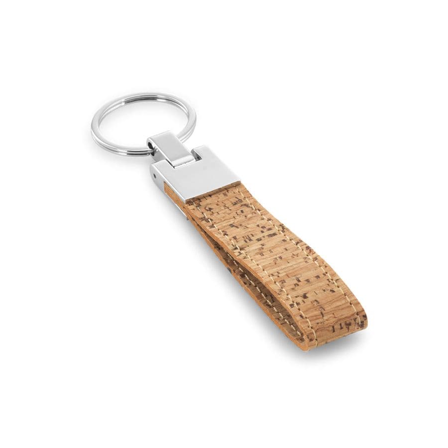 CORKS. Nyckelring av kork och metall Naturfärg