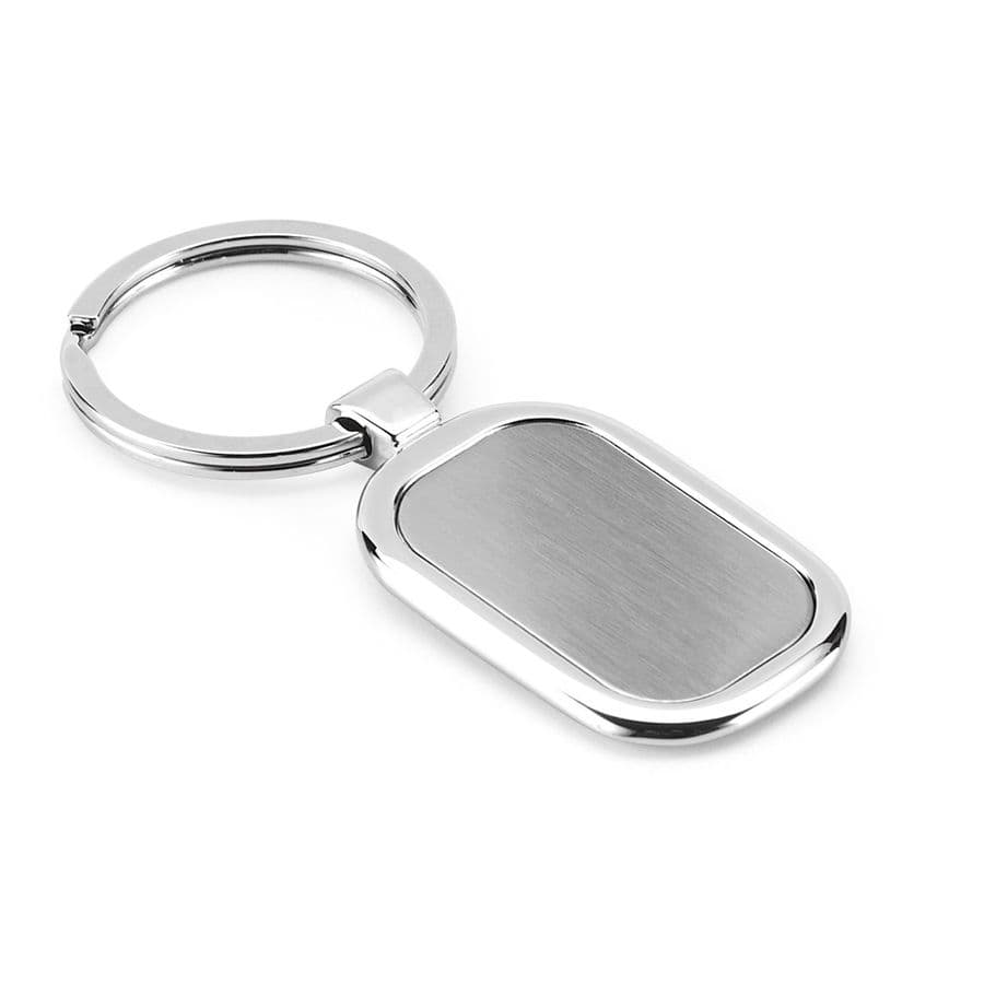 ZABEL. Nyckelring i metall med Doming