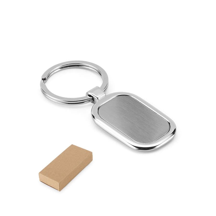 ZABEL. Nyckelring i metall med Doming
