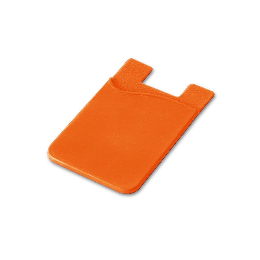 SHELLEY. Silikonkorthållare för smartphone Orange