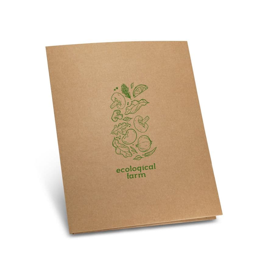 PUZO. Dokumentmapp A4, gjord av 100 % återvunnet papper (400 g/m²)