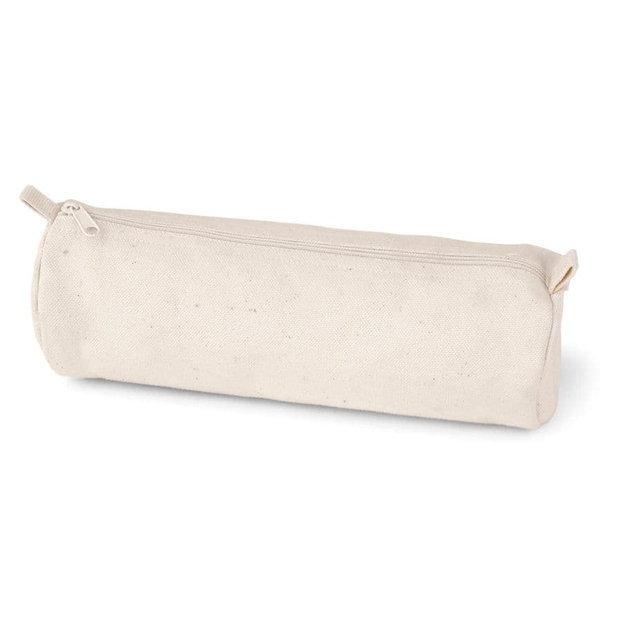 SCHOOLI. Pennfodral i 100% bomullkanvas (290 g/m²), med en cylindrisk utformning