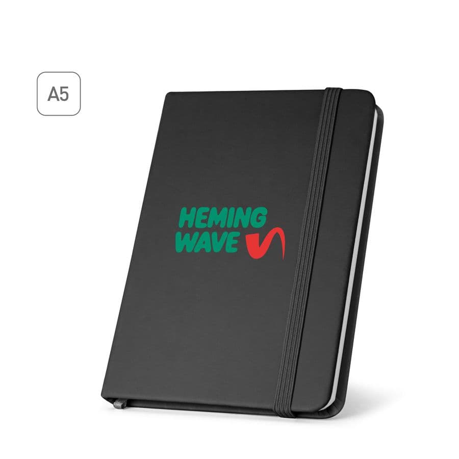 HEMINGWAY SQUARE. A5 PU-anteckningsbok med rutigt papper