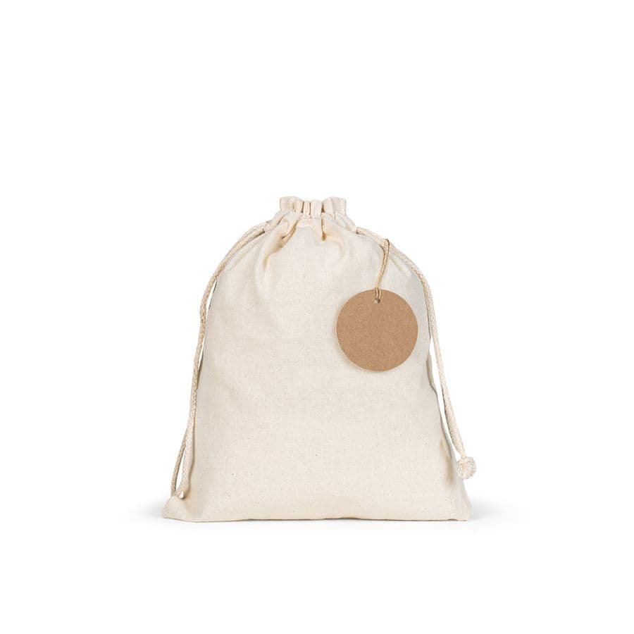 LABEL ROUND. Rund etikett tillverkad av 100 % återvunnet papper (700 g/m²)