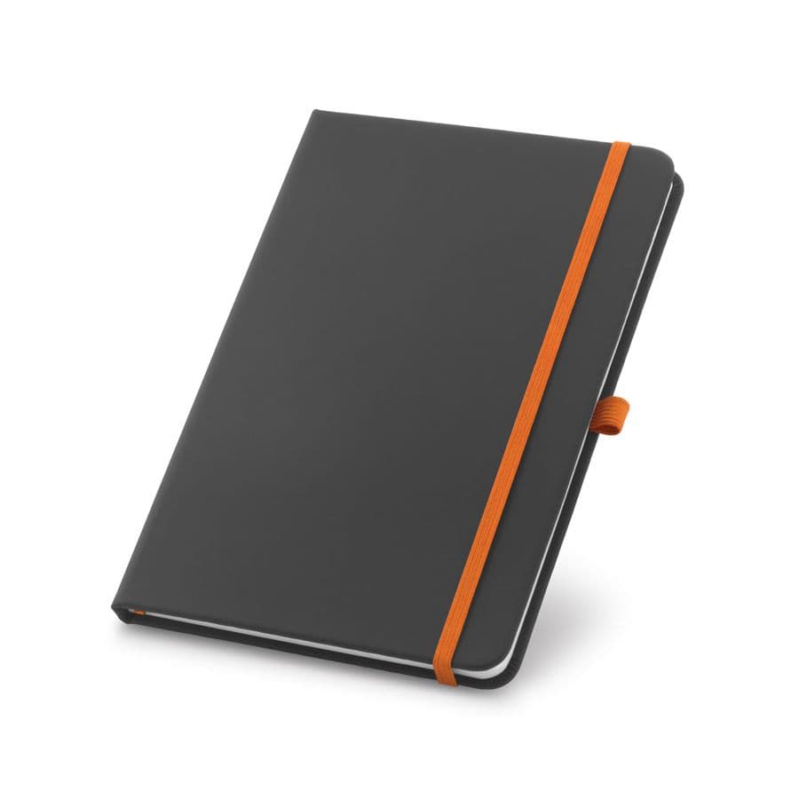 CORBIN. A5 anteckningsblock i PU med linjerade sidor Orange