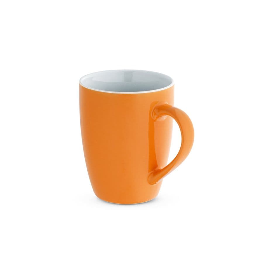 CINANDER. Keramikmugg med glansig yta, 370 ml Orange