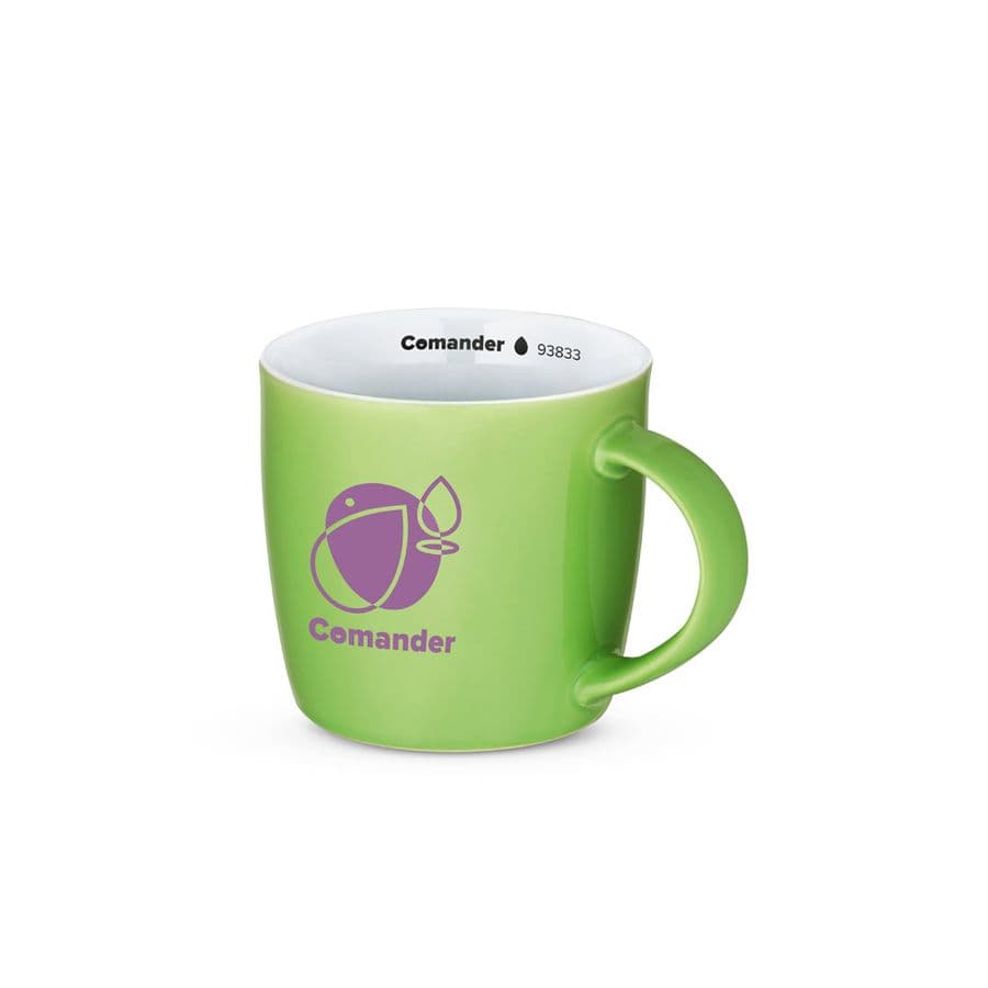 COMANDER. Keramikmugg med glansig yta, 370 ml