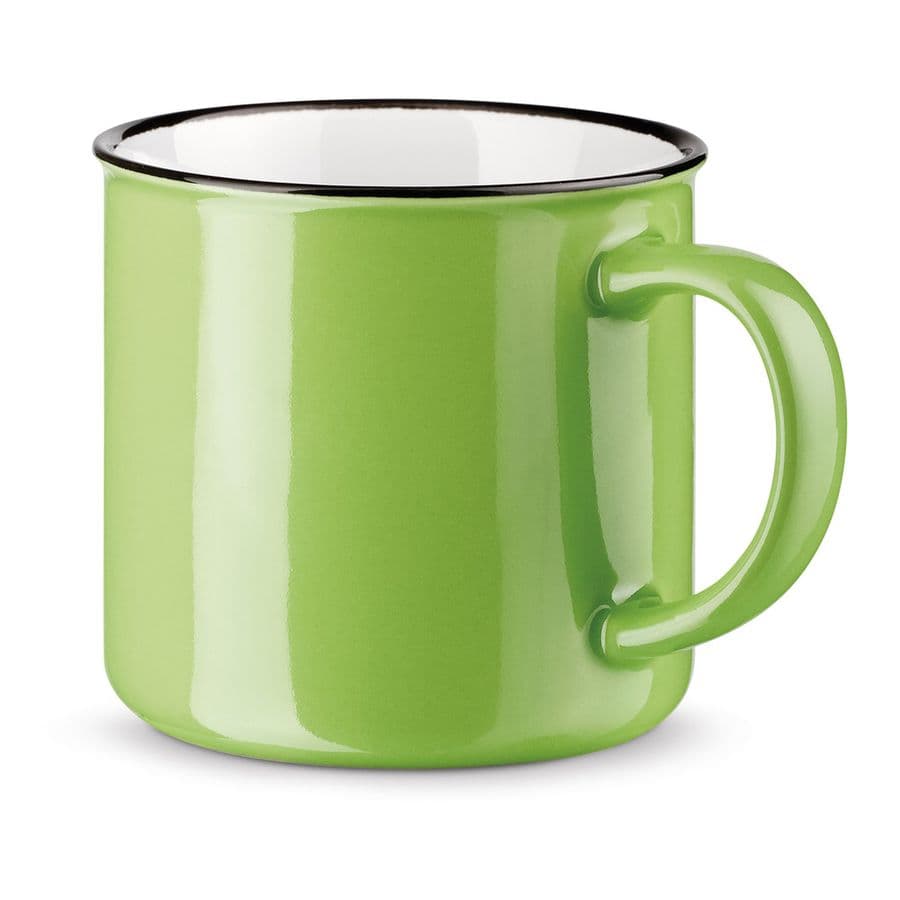 VERNON. Keramisk mugg 340 mL Ljusgrön