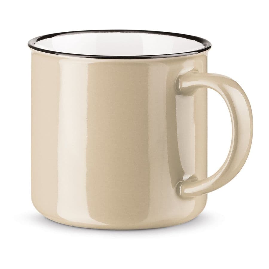 VERNON. Keramisk mugg 340 mL Beige