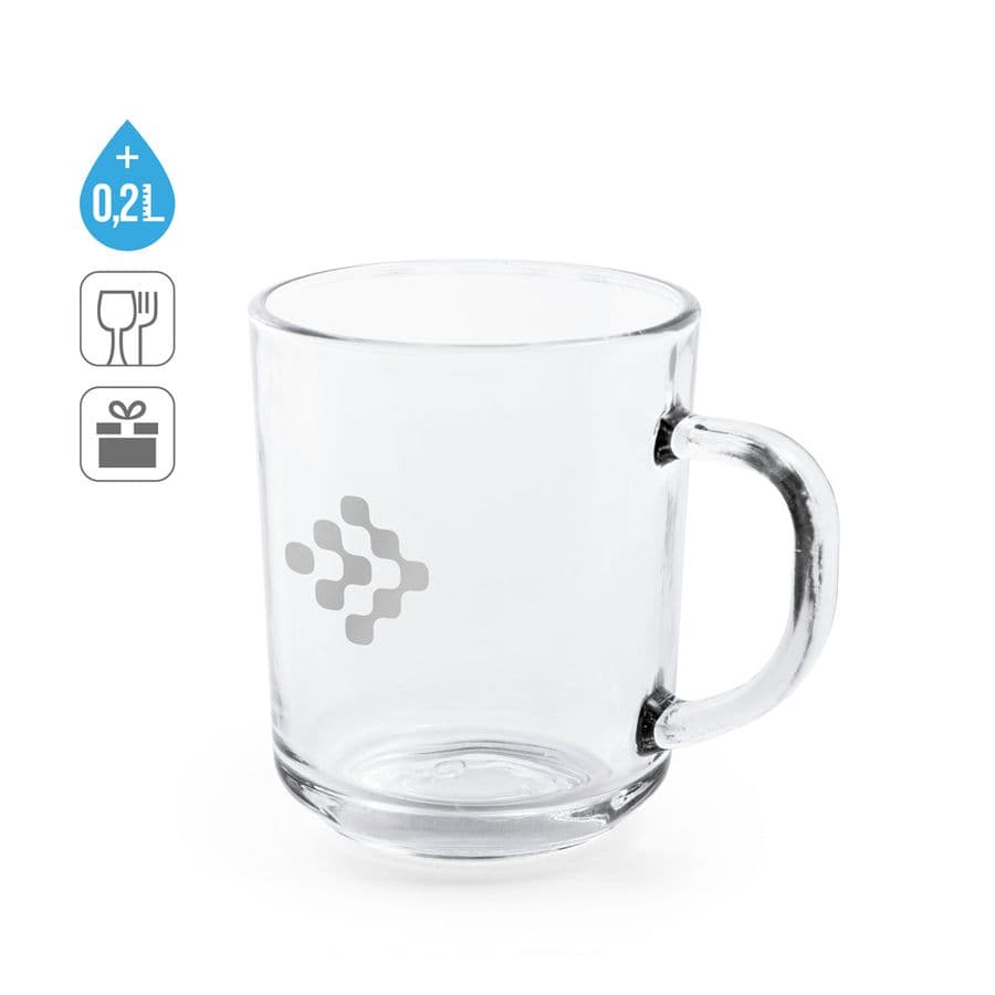 SOFFY. Glas mugg 230 mL