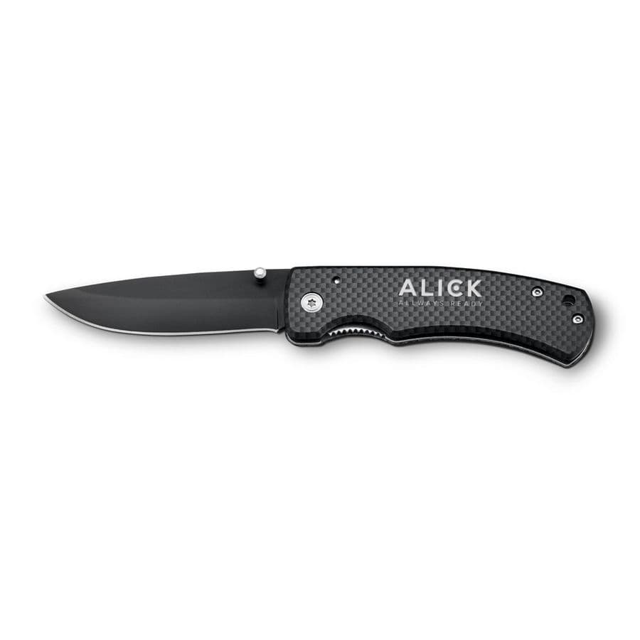 ALICK. Kolfiberbelagd fickkniv i aluminium