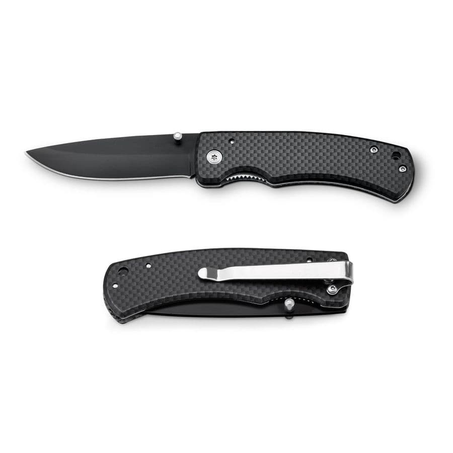 ALICK. Kolfiberbelagd fickkniv i aluminium